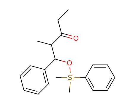 1-(Dimethyl-phenyl-silanyloxy)-2-methyl-1-phenyl-pentan-3-one