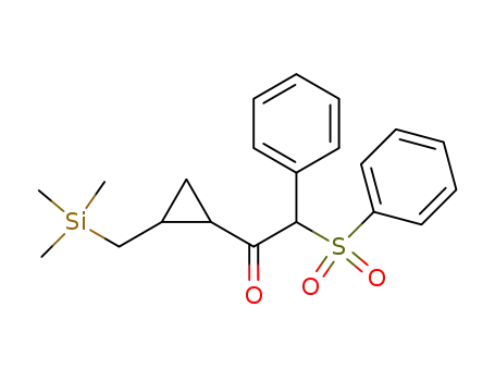 Ethanone,
2-phenyl-2-(phenylsulfonyl)-1-[2-[(trimethylsilyl)methyl]cyclopropyl]-