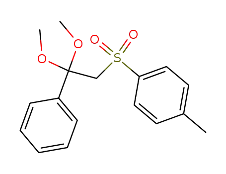 Molecular Structure of 86409-96-3 (1-phenyl-2-(p-tolylsulfonyl)ethanone dimethyl acetal)