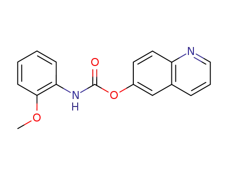 Molecular Structure of 100926-75-8 (Carbamic acid, (2-methoxyphenyl)-, 6-quinolinyl ester)