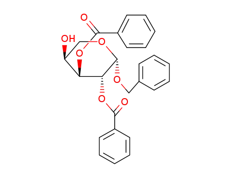 Molecular Structure of 18403-13-9 (Benzyl β-L-arabinopyranoside 2,3-dibenzoate)