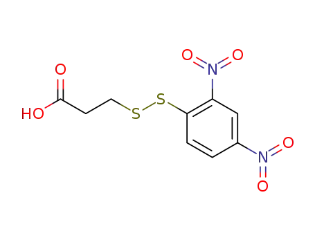 Molecular Structure of 3513-48-2 (3-[(2,4-dinitrophenyl)disulfanyl]propanoic acid)