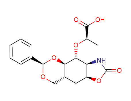 (R)-2-((3aS,4R,4aR,6R,8aR,9aS)-2-Oxo-6-phenyl-octahydro-1,5,7-trioxa-3-aza-cyclopenta[b]naphthalen-4-yloxy)-propionic acid