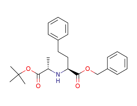 Molecular Structure of 117560-14-2 (N-[1-(S)-Benzyloxycarbonyl-3-phenylpropyl]-L-alanine tert-Butyl Ester)