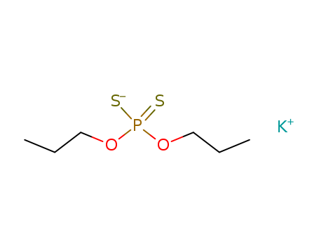 3287-84-1,potassium O,O-dipropyl dithiophosphate,Phosphorodithioicacid, O,O-dipropyl ester, potassium salt (8CI,9CI); Potassium propyl phosphorodithioate((KS)(PrO)2PS) (6CI,7CI); Danafloat 133K; O,O-Dipropyl potassiumphosphorodithioate; Potassium O,O-dipropyl dithiophosphate; PotassiumO,O-dipropyl phosphorodithioate