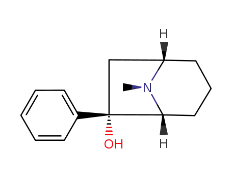 Molecular Structure of 77923-96-7 (8-Azabicyclo[3.2.1]octan-6-ol, 8-methyl-6-phenyl-, endo-)