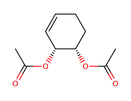 Molecular Structure of 78796-70-0 (3-Cyclohexene-1,2-diol, diacetate, (1R,2S)-rel-)