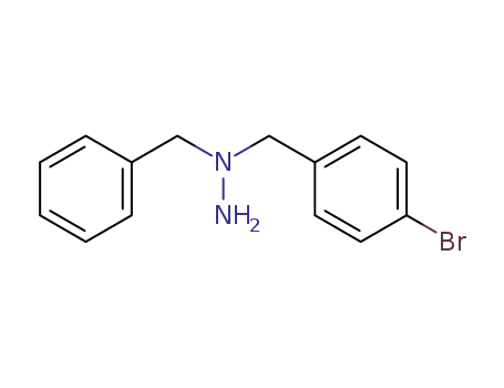 Molecular Structure of 111515-65-2 (1-BENZYL-1-(4-BROMOBENZYL)HYDRAZINE)