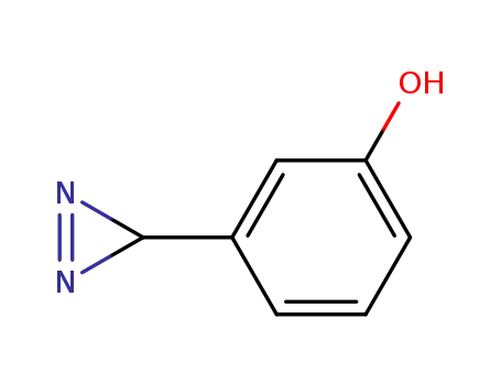 Molecular Structure of 80863-10-1 (3-hydroxyphenyl-3H-diazirine)