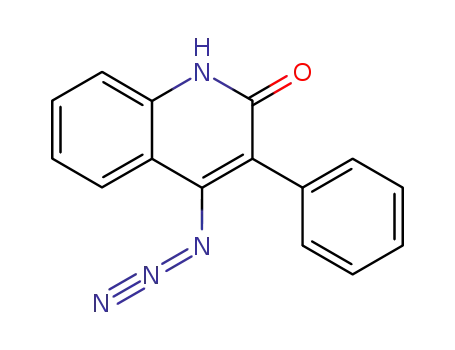 Molecular Structure of 108832-08-2 (2(1H)-Quinolinone, 4-azido-3-phenyl-)