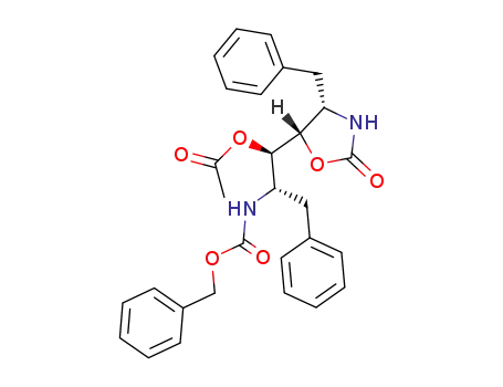 (4S,5S,1'R,2'S)-5-<1-acetoxy-2-<<(benzyloxy)carbonyl>amino>-3-phenylpropyl>-4-benzyloxazolidin-2-one