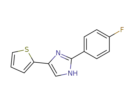 1H-Imidazole, 2-(4-fluorophenyl)-4-(2-thienyl)-
