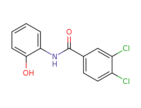 Molecular Structure of 18094-90-1 (3,4-dichloro-N-(2-hydroxyphenyl)benzamide)