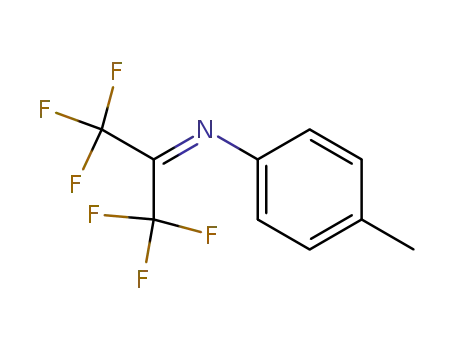 Benzenamine, 4-methyl-N-[2,2,2-trifluoro-1-(trifluoromethyl)ethylidene]-