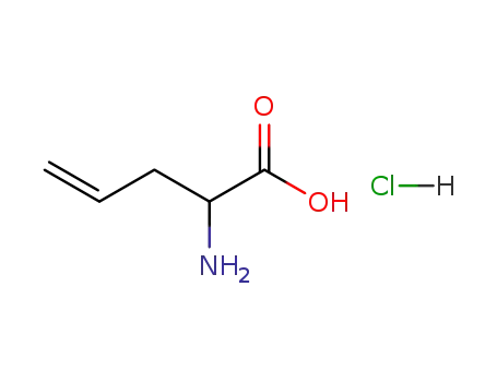 Molecular Structure of 144073-09-6 (2-AMINO-4-PENTENOIC ACID HYDROCHLORIDE)