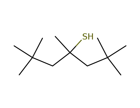 Molecular Structure of 93002-38-1 (2,2,4,6,6-pentamethylheptane-4-thiol)