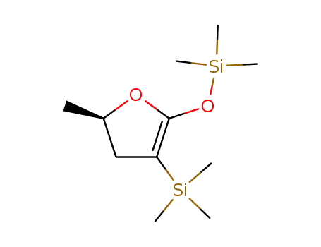 Molecular Structure of 97549-87-6 (4,5-dihydro-5-methyl-2-(trimethylsiloxy)-3-(trimethylsilyl)furan)