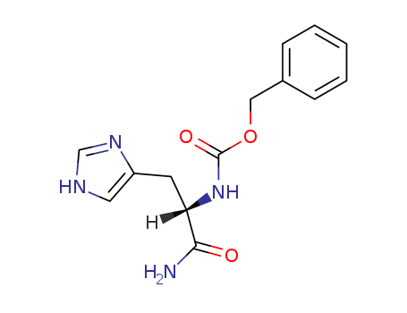 Carbamic acid,[2-amino-1-(1H-imidazol-4-ylmethyl)-2-oxoethyl]-, phenylmethyl ester, (S)-(9CI) cas  16706-41-5
