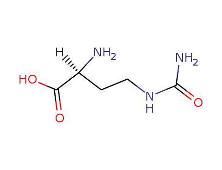 Molecular Structure of 1190-47-2 (L-2-amino-4-ureidobutyrate)