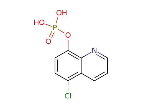 8-Quinolinol, 5-chloro-, dihydrogen phosphate (ester)