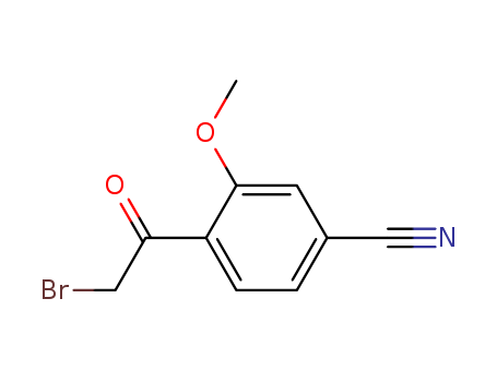 Benzonitrile, 4-(2-bromoacetyl)-3-methoxy-