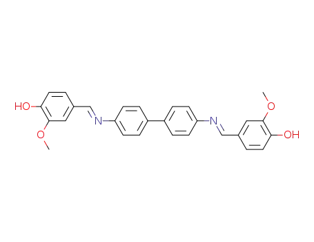 Phenol,
4,4'-[[1,1'-biphenyl]-4,4'-diylbis(nitrilomethylidyne)]bis[2-methoxy-