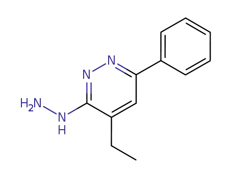 3(2H)-Pyridazinone, 4-ethyl-6-phenyl-, hydrazone