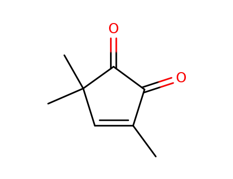 Molecular Structure of 79699-69-7 (3-Cyclopentene-1,2-dione, 3,5,5-trimethyl-)
