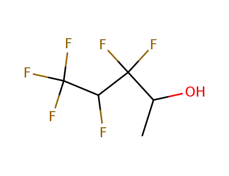 Molecular Structure of 2711-81-1 (3,3,4,5,5,5-HEXAFLUOROPENTAN-2-OL)