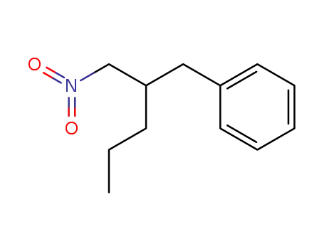 Molecular Structure of 123464-44-8 (Benzene, [2-(nitromethyl)pentyl]-)
