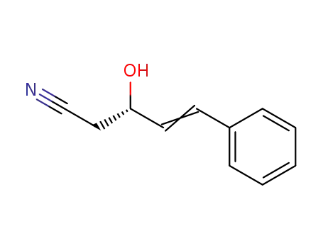 4-Pentenenitrile, 3-hydroxy-5-phenyl-, (4E)-