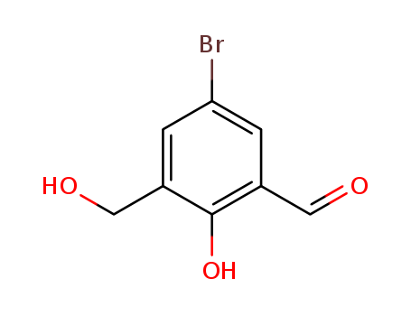Benzaldehyde, 5-bromo-2-hydroxy-3-(hydroxymethyl)-