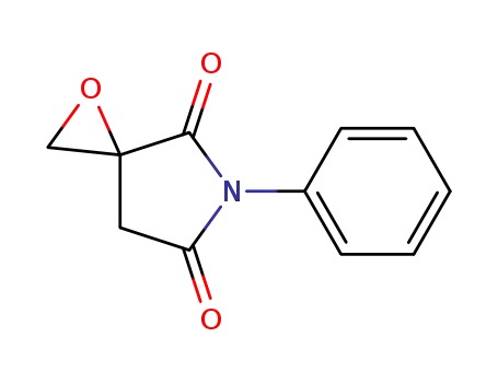 Molecular Structure of 123077-78-1 (5-phenyl-1-oxa-5-azaspiro[2.4]heptane-4,6-dione)