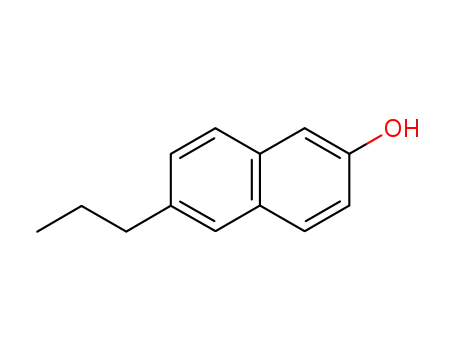 Molecular Structure of 2776-56-9 (6-Propyl-2-naphthol)