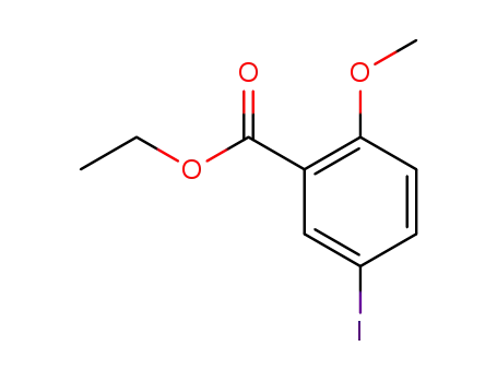 Molecular Structure of 187396-76-5 (ethyl 5-iodo-2-methoxybenzoate)