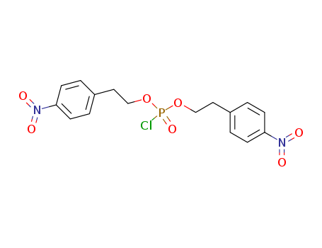 Phosphorochloridicacid, bis[2-(4-nitrophenyl)ethyl] ester (9CI)