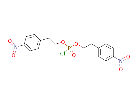 Molecular Structure of 85363-77-5 (BIS[2-(P-NITROPHENYL)ETHYL] PHOSPHOROCHLORIDATE)