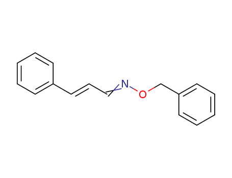 Molecular Structure of 111540-15-9 (2-Propenal, 3-phenyl-, O-(phenylmethyl)oxime)