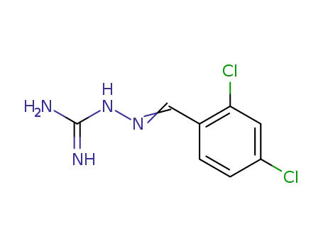 Molecular Structure of 46322-66-1 (HydrazinecarboxiMidaMide,2-[(2,4-dichlorophenyl)Methylene])
