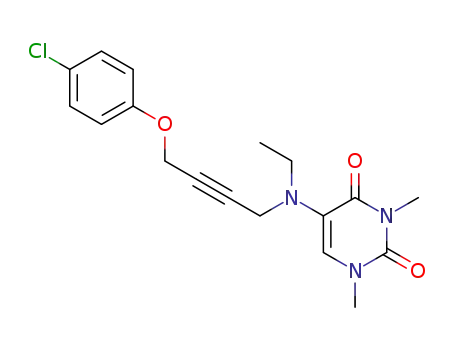 5-{N-[4-(4'-chlorophenoxy)but-2-ynyl]-N-ethylamino}-1,3-dimethyluracil