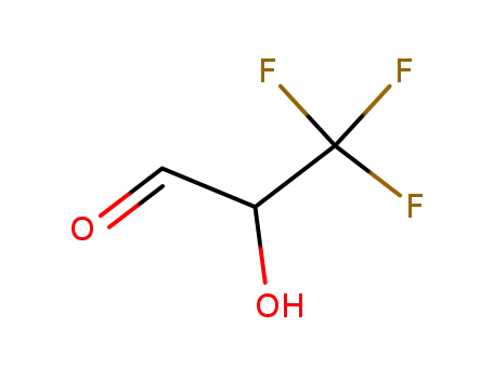 Molecular Structure of 152606-47-8 (Propanal, 3,3,3-trifluoro-2-hydroxy-)