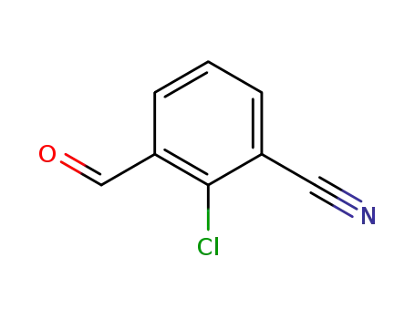 Molecular Structure of 165187-24-6 (2-CHLORO-3-CYANOBENZALDEHYDE)