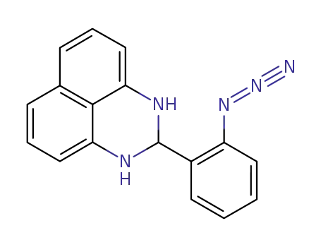 Molecular Structure of 157795-65-8 (1H-Perimidine, 2-(2-azidophenyl)-2,3-dihydro-)