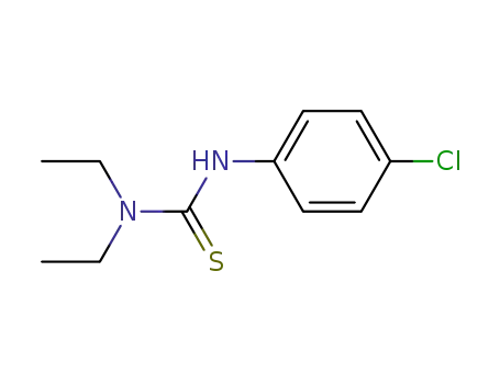 Molecular Structure of 24486-01-9 (3-(4-chlorophenyl)-1,1-diethylthiourea)
