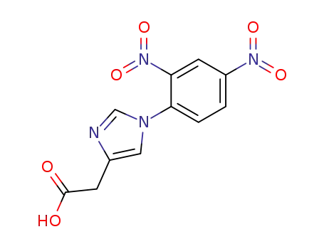 Molecular Structure of 153527-31-2 ([1-(2,4-dinitrophenyl)-1H-imidazol-4-yl]acetic acid)