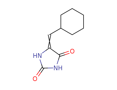 Molecular Structure of 137920-61-7 (2,4-Imidazolidinedione, 5-(cyclohexylmethylene)-, (Z)-)
