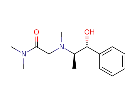 Molecular Structure of 139528-26-0 ((1R,2R)-2-<(β-hydroxy-α-methylphenethyl)methylamino>-N,N-dimethylacetamide)