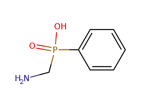 Molecular Structure of 15901-08-3 ((aminomethyl)phenylphosphinic acid)