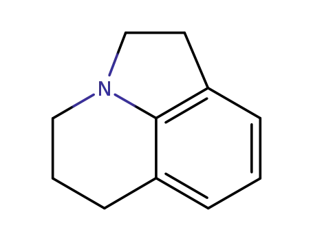 Molecular Structure of 480-73-9 (1,2,5,6-tetrahydro-4H-Pyrrolo[3,2,1-ij]quinoline)