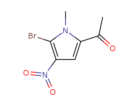Ethanone, 1-(5-bromo-1-methyl-4-nitro-1H-pyrrol-2-yl)-